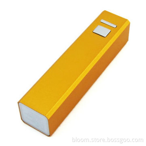 Rectangle Metal Case Power Bank for Different Smartphones and iPad, Capacity of 2,600mAhNew
